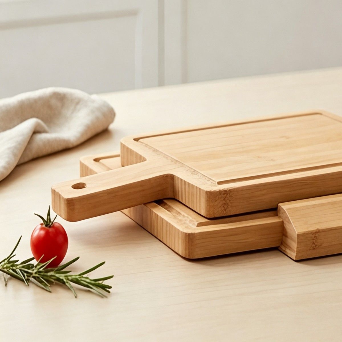 Square handle cutting board set(Image2) Square handle cutting board set(Image2)