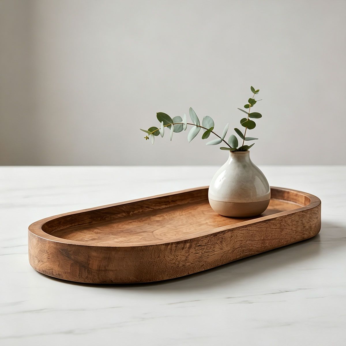 Elliptical drag tray