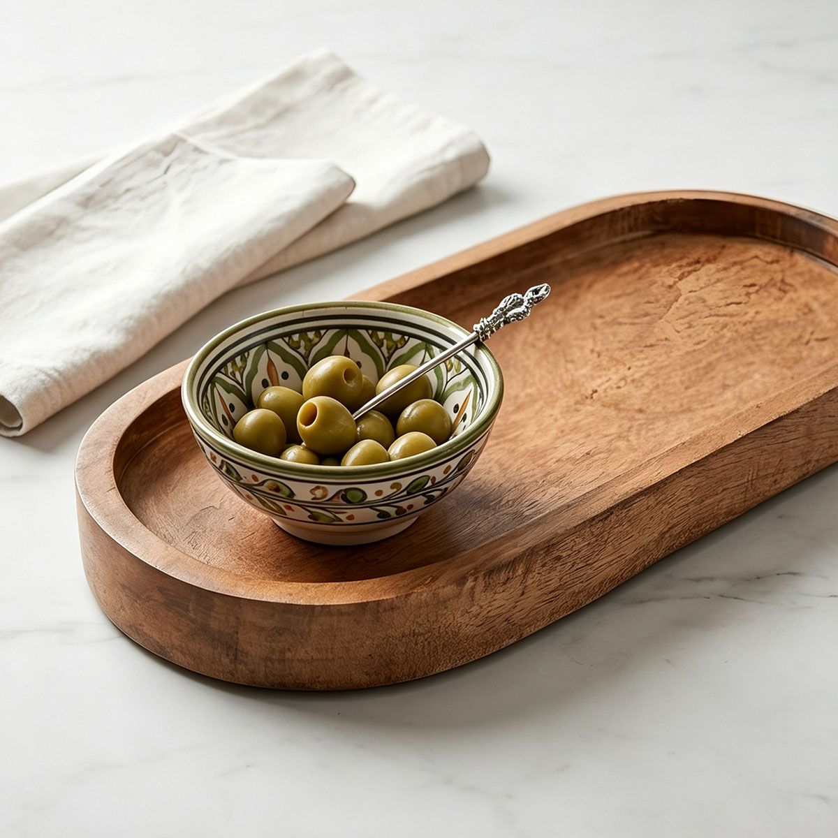 Elliptical drag tray