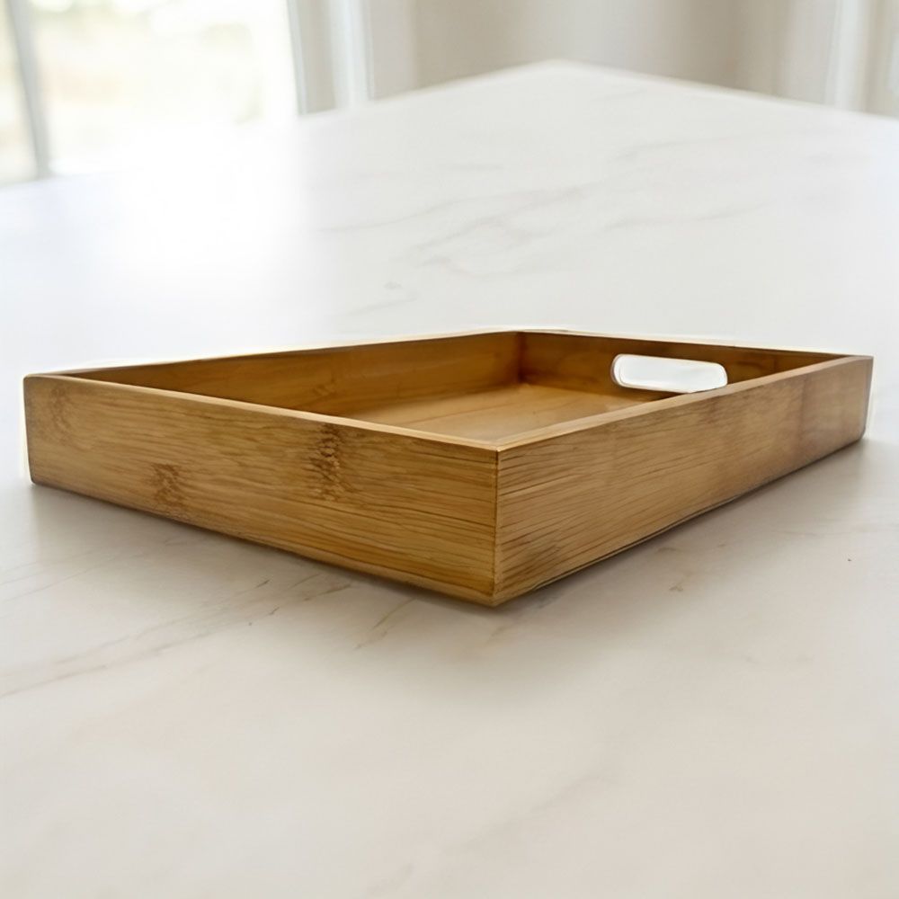 Long bamboo tray
