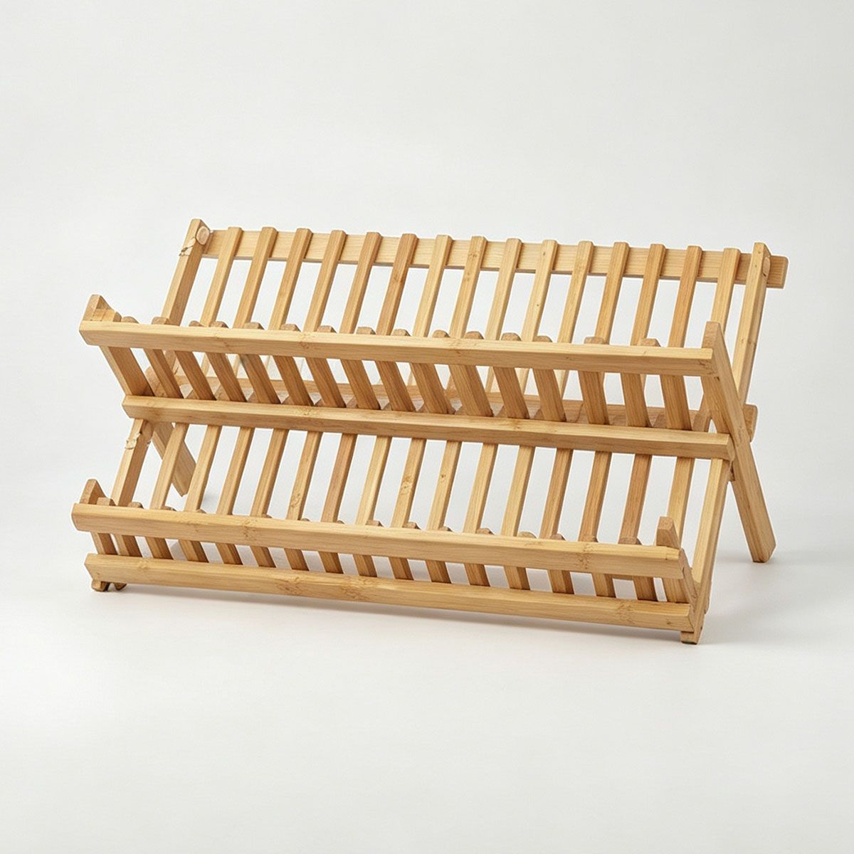 Bamboo Rice Bowl Rack