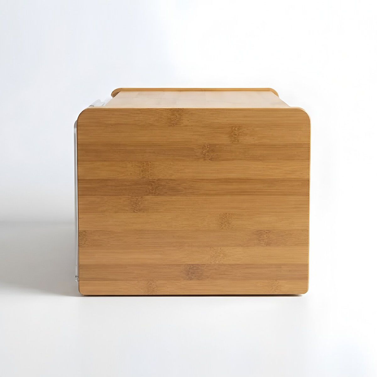 Acrylic bamboo baking bread box