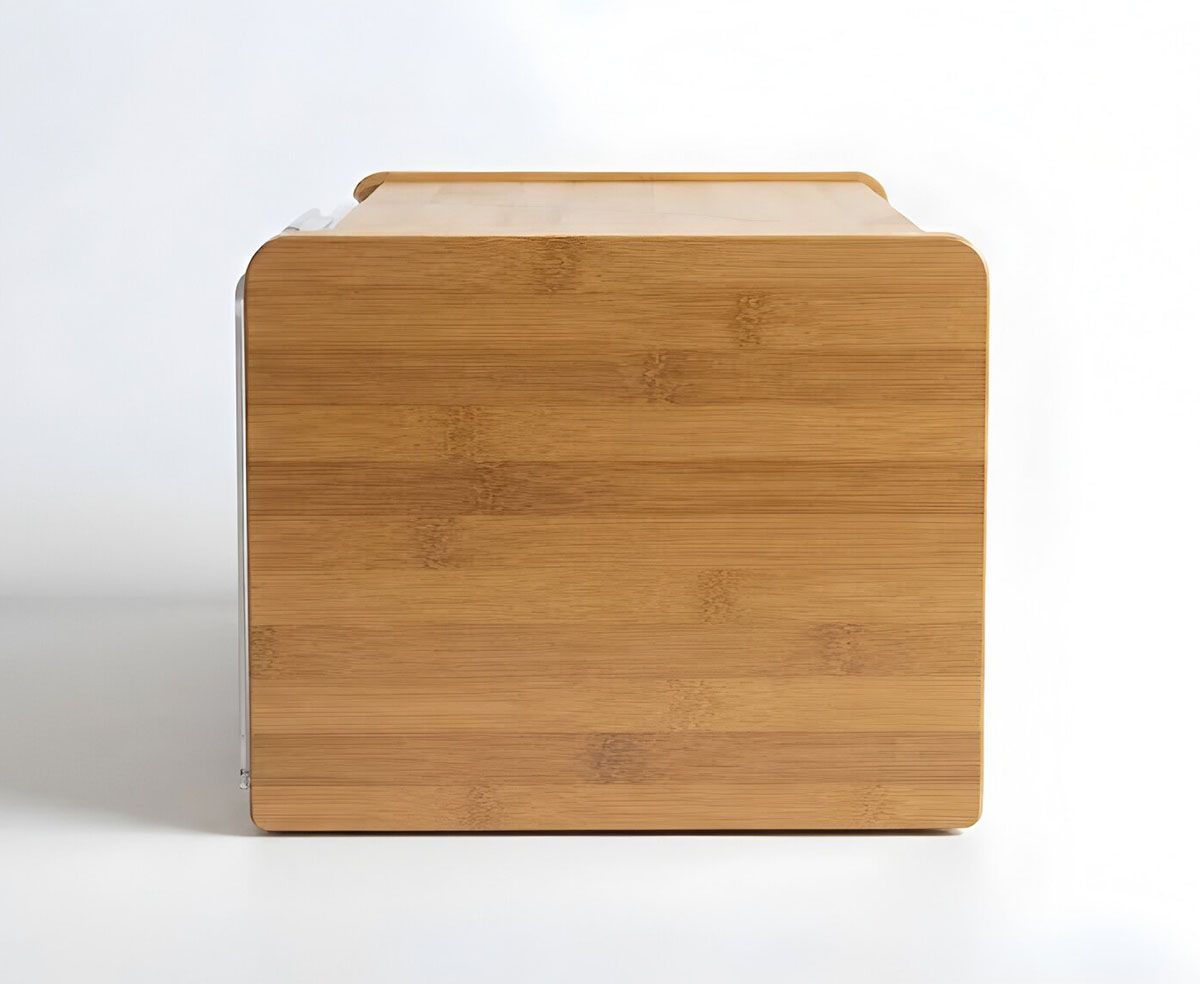 Acrylic bamboo baking bread box(Image3) Acrylic bamboo baking bread box(Image3)