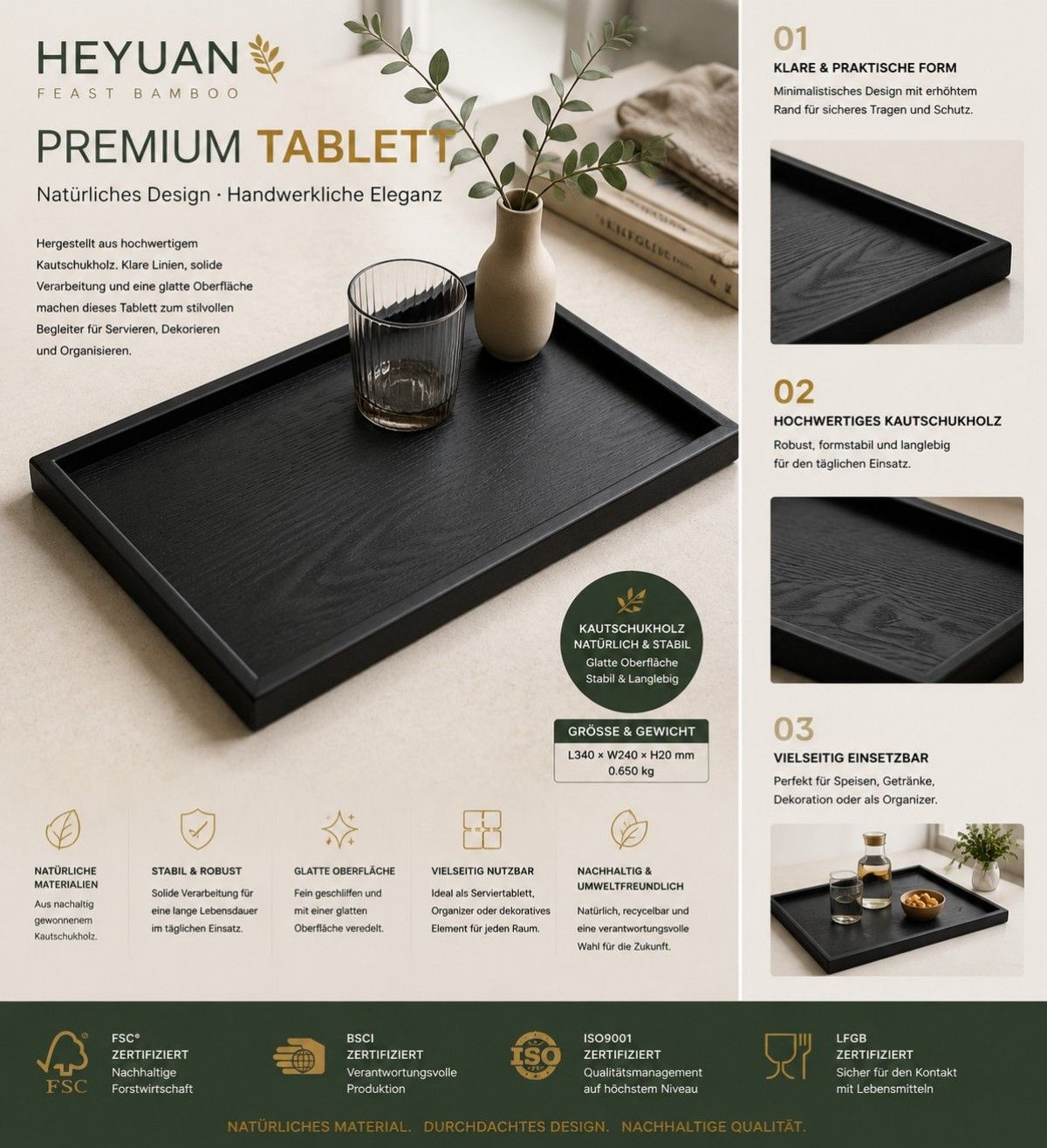 Black high-end tray(Image5) Black high-end tray(Image5)