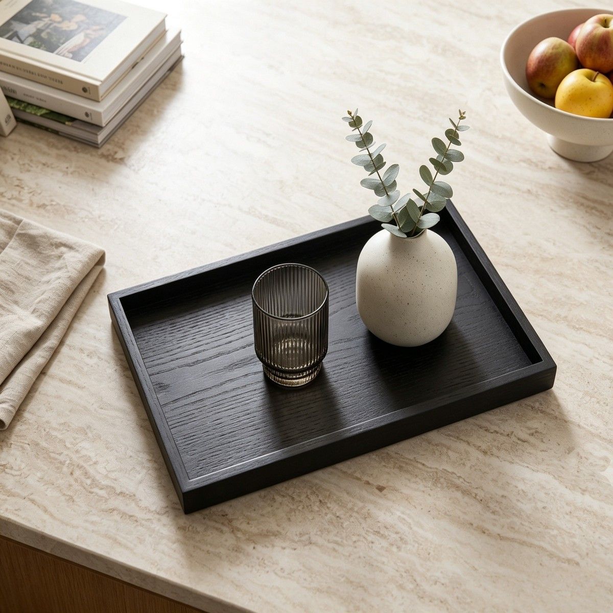 Black high-end tray