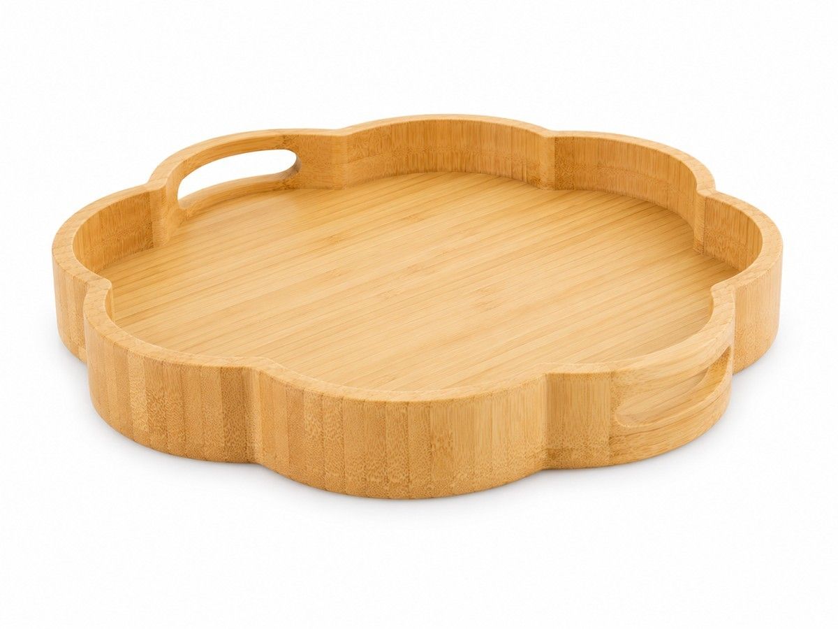 Flower shaped circular tray(Image1) Flower shaped circular tray(Image1)