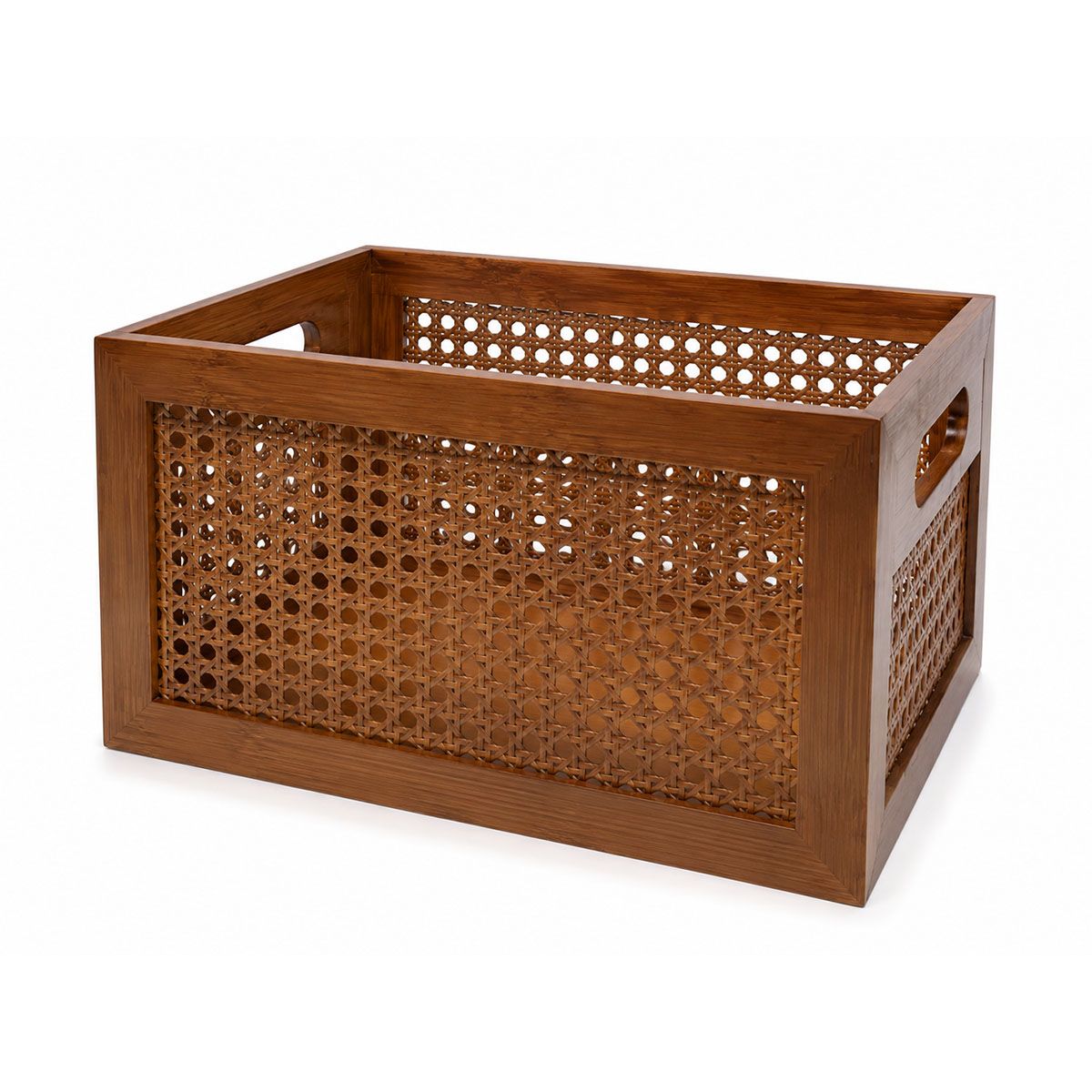 Gezhi Storage Box - Walnut Wood Color