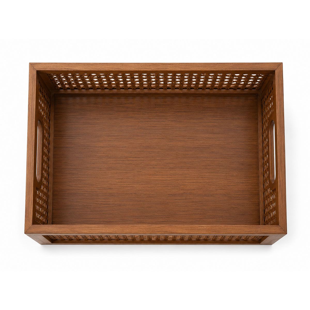 Gezhi Storage Box - Walnut Wood Color