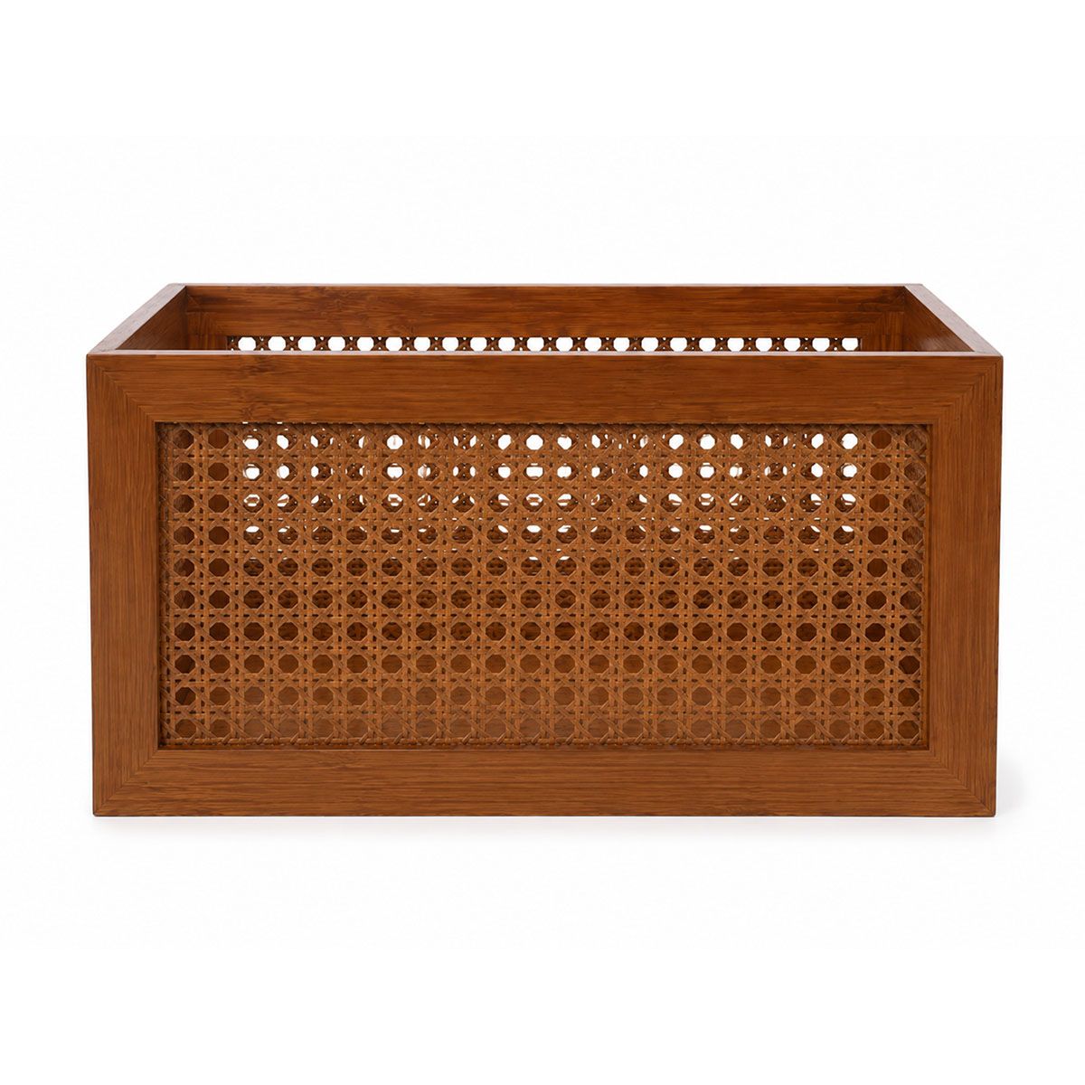 Gezhi Storage Box - Walnut Wood Color