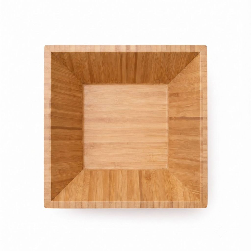Geometry Bamboo Salad Bowl(Image1) Geometry Bamboo Salad Bowl(Image1)
