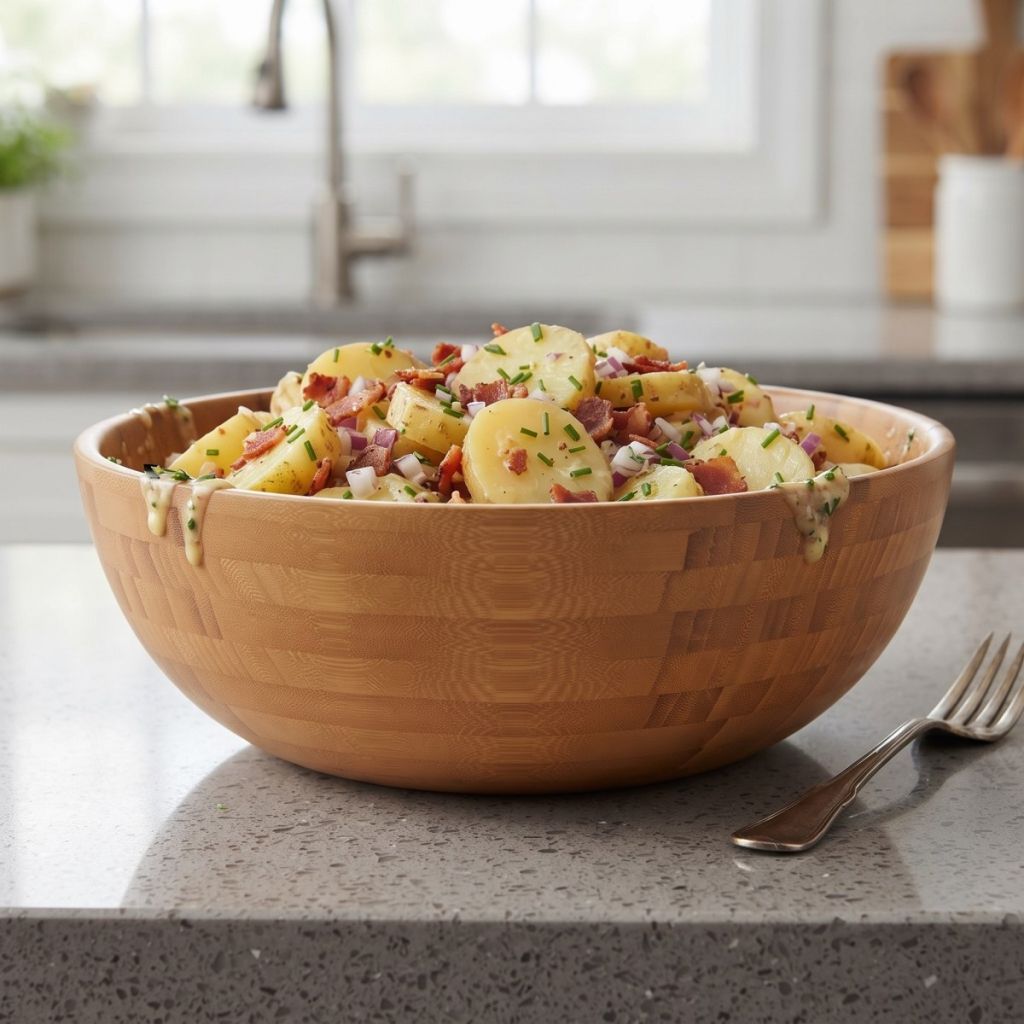 Bamboo Banquet · Large Salad Bowl