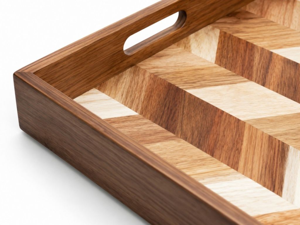 Acacia wood long tray(Image4)