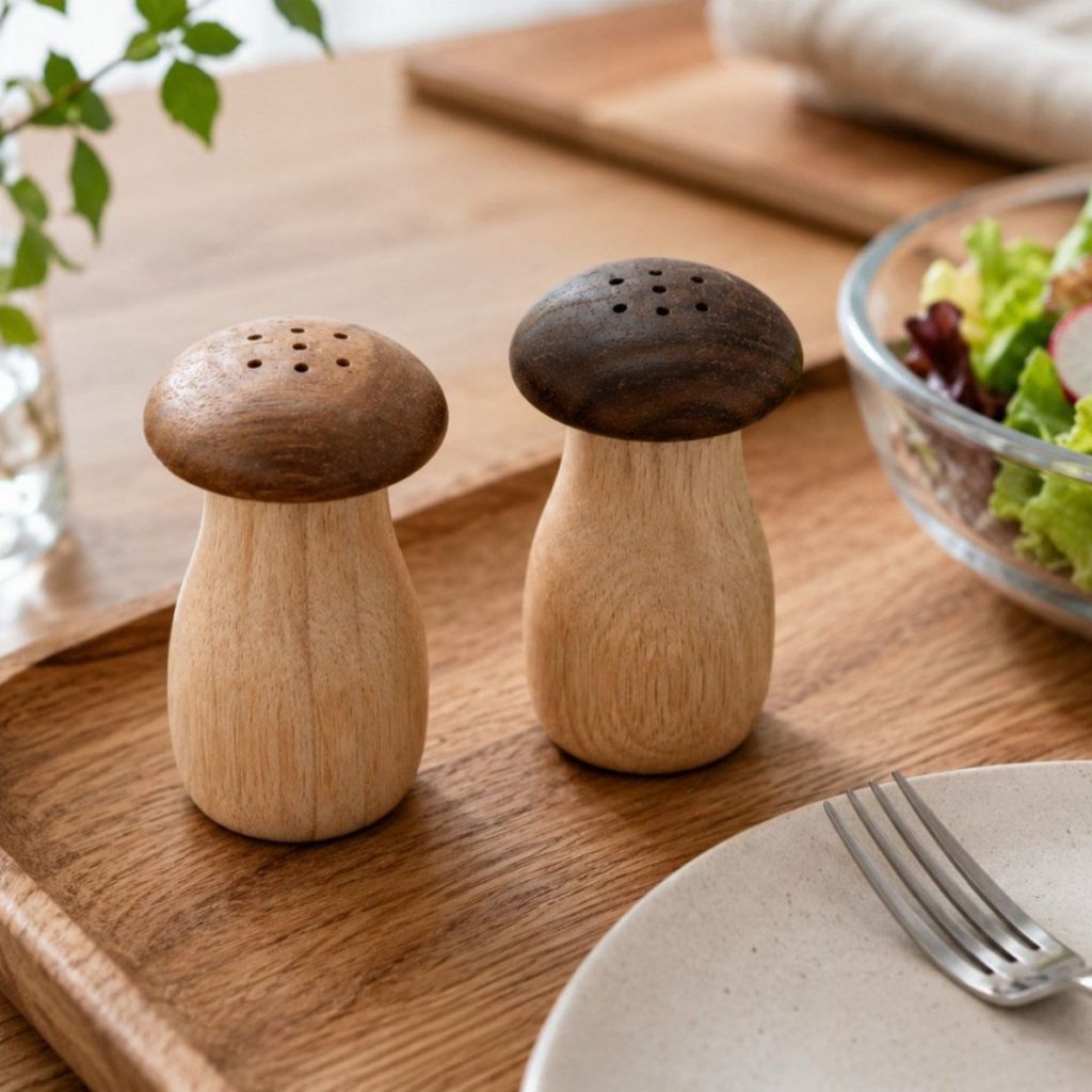 Mushroom toothpick jar
