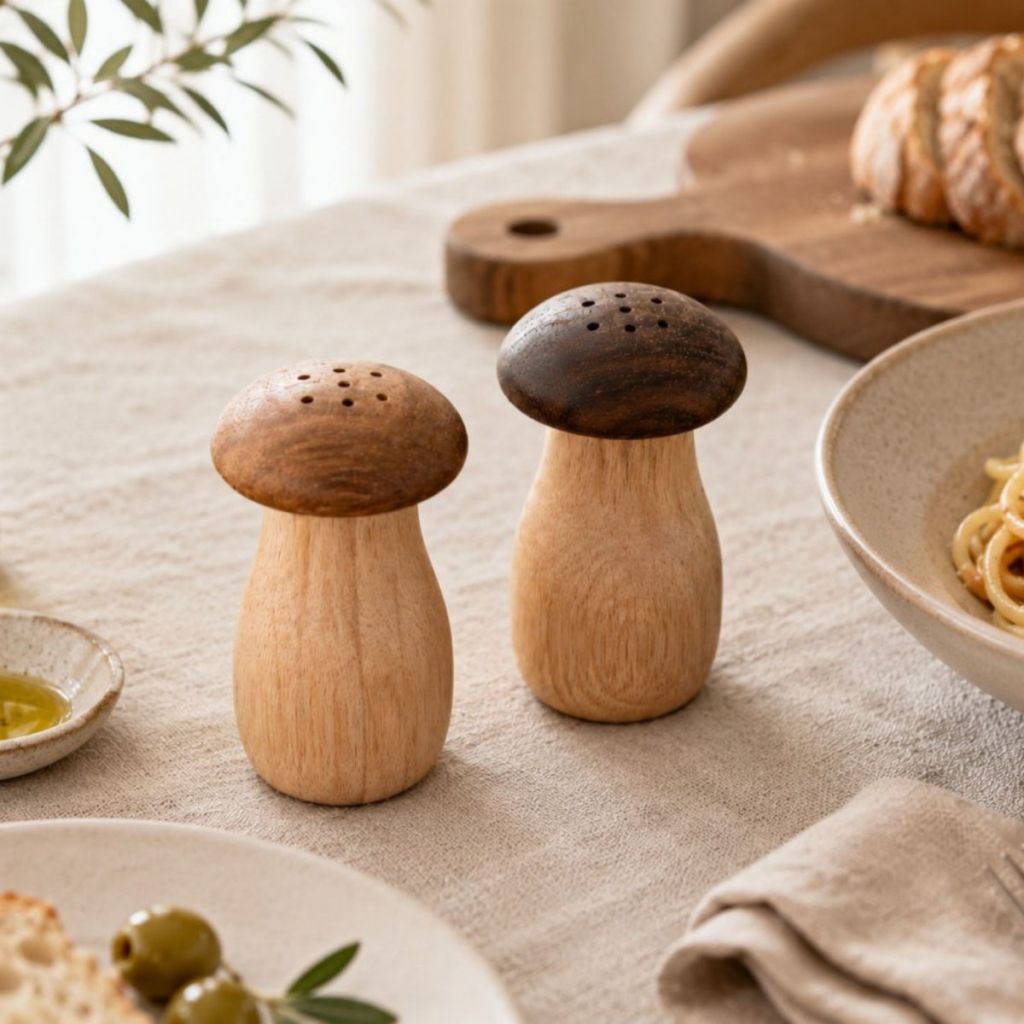 Mushroom toothpick jar