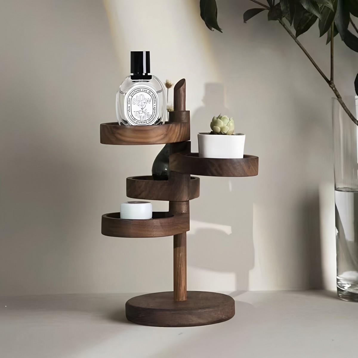 Rotating wooden storage rack(Image2) Rotating wooden storage rack(Image2)