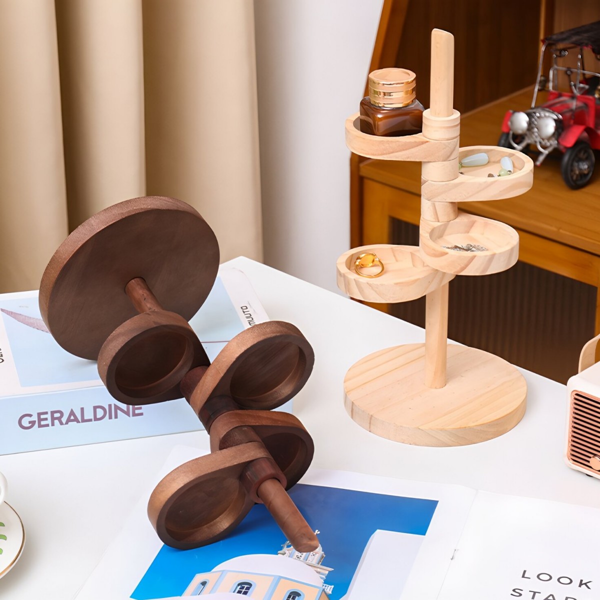 Rotating wooden storage rack(Image8) Rotating wooden storage rack(Image8)