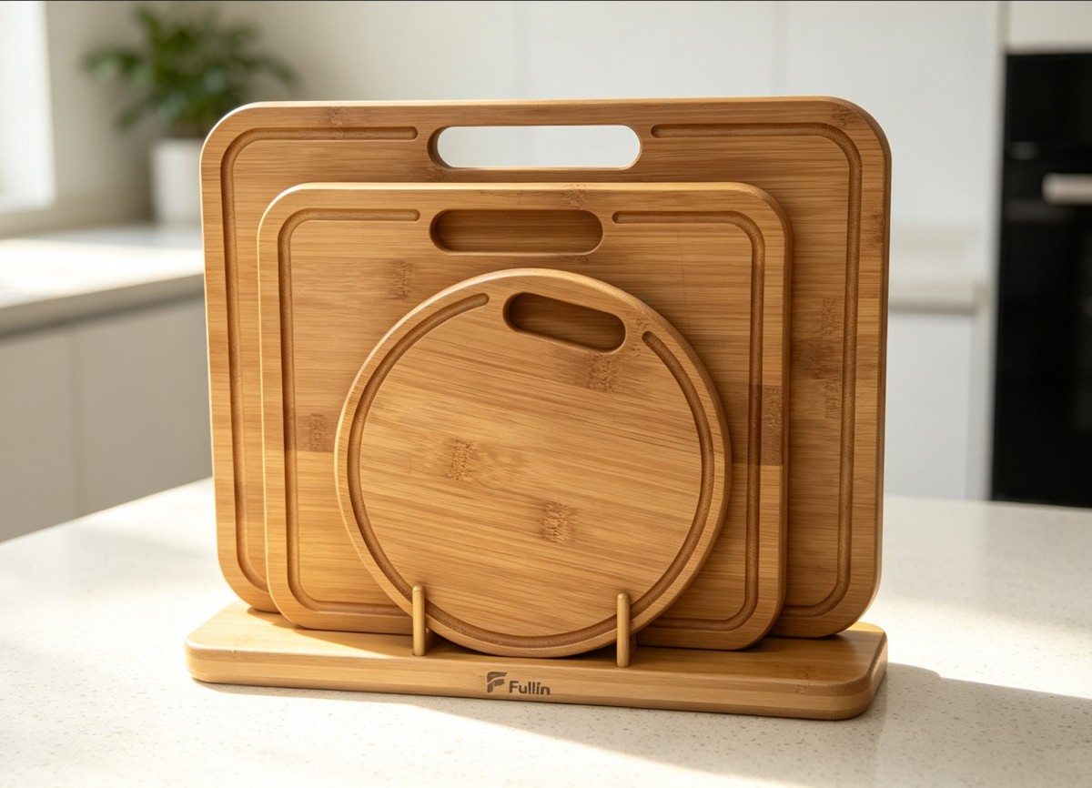 Carbonized bamboo cutting board three piece set(Image2) Carbonized bamboo cutting board three piece set(Image2)