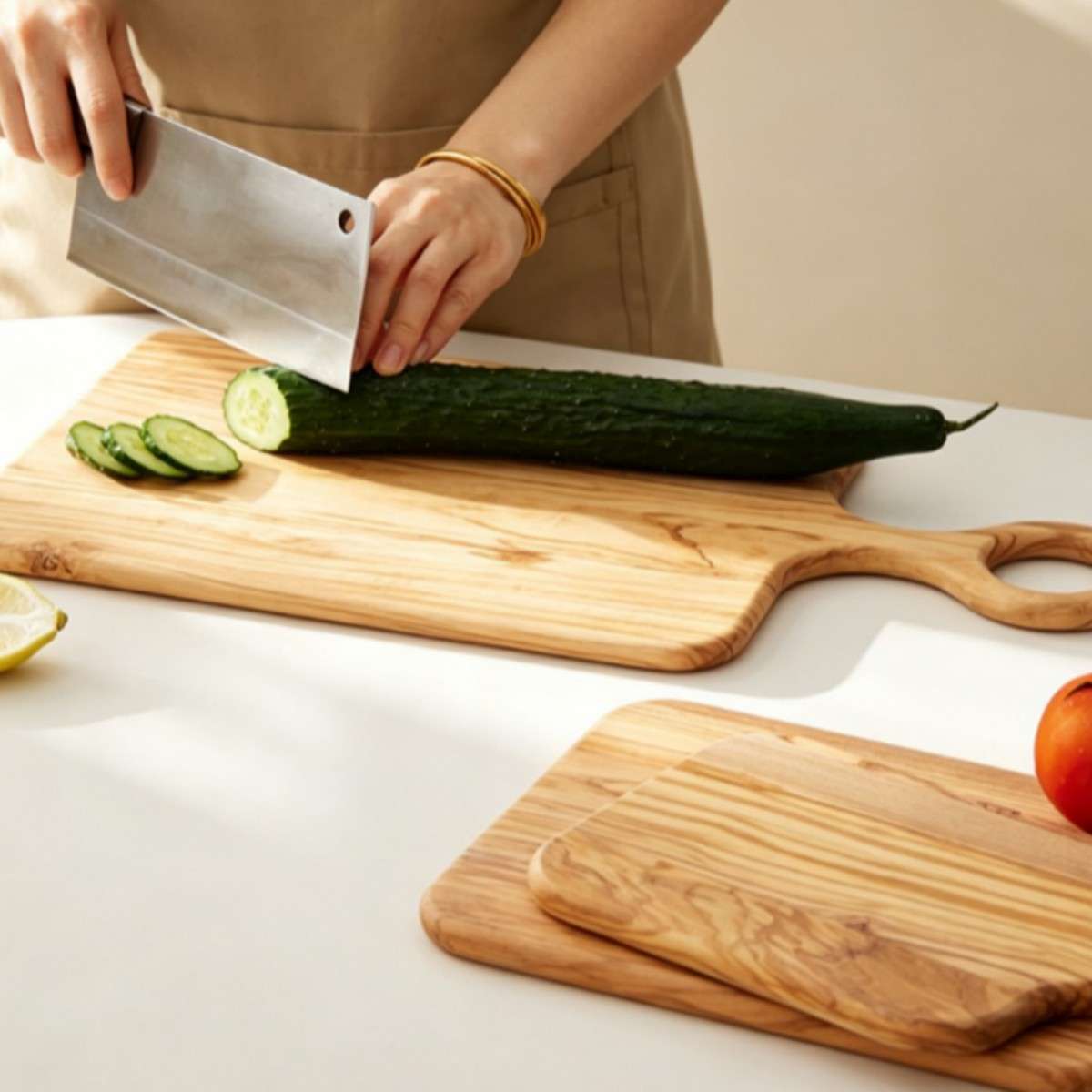 Olive wood chopping board