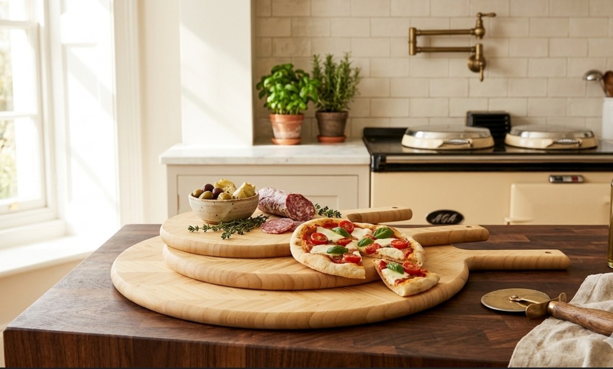 Multi-size Food Serving Tray for Pizza, , Kitchen Decor & Housewarming Gift(Image3) Multi-size Food Serving Tray for Pizza, , Kitchen Decor & Housewarming Gift(Image3)