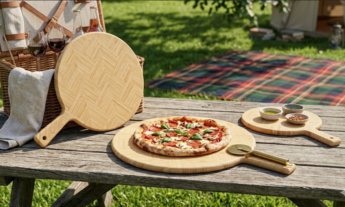 Multi-size Food Serving Tray for Pizza, , Kitchen Decor & Housewarming Gift(Image8) Multi-size Food Serving Tray for Pizza, , Kitchen Decor & Housewarming Gift(Image8)